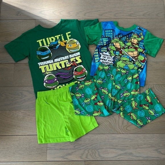 Other - Vintage TEENAGE MUTANT NINJA TURTLE Toddler Bundle - Pajamas & T-Shirt